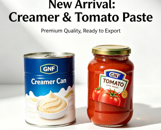 Alerta de Novidade: Pasta de Tomate Premium e Creme Vegetal para Venda por Atacado Global